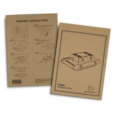 branded BRANDCRAFT Tank Wooden Model, from our range of promotional Executive Toys and Games