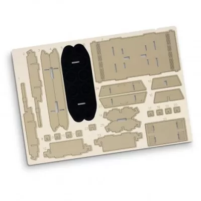 branded BRANDCRAFT Tank Wooden Model, from our range of promotional Executive Toys and Games