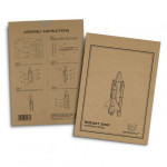 Executive Toys and Games  - BRANDCRAFT Rocket Ship Wooden Model