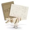 branded BRANDCRAFT Tyrannosaurus Rex Wooden Model, from our range of promotional Executive Toys and Games