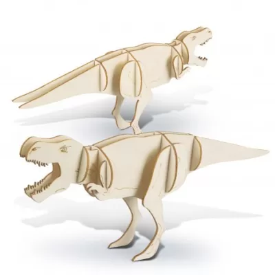 branded BRANDCRAFT Tyrannosaurus Rex Wooden Model, from our range of promotional Executive Toys and Games