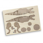 Executive Toys and Games  - BRANDCRAFT Tyrannosaurus Rex Wooden Model