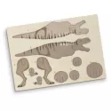 branded BRANDCRAFT Tyrannosaurus Rex Wooden Model, from our range of promotional Executive Toys and Games
