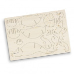 Executive Toys and Games  - BRANDCRAFT Triceratops Wooden Model
