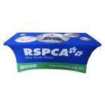 Table Cloths and Covers - 6ft Custom Printed Stretch Table CLOTH