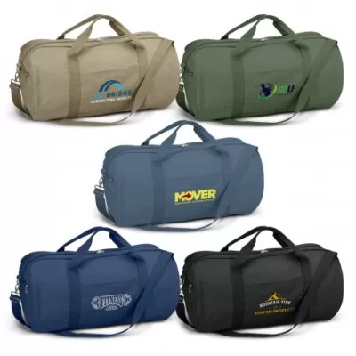 branded Canvas Duffle Bag, from our range of promotional Sports Bags & Duffle Bags