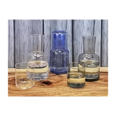 branded Lux Carafe & Tumbler Set, from our range of promotional Glassware Gift Sets
