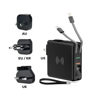 branded Samson Global Travel Charger 10,000 mAh, from our range of promotional Power Banks