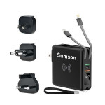 branded Samson Global Travel Charger 10,000 mAh, from our range of promotional Power Banks