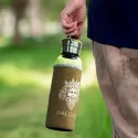 branded Nomad Glass Bottle 600ml - Cork Sleeve, from our range of promotional Drink Bottles - Glass