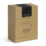 branded NATURA Azzurra Coffee Plunger 850ml, from our range of promotional Coffee Mugs &amp; Drinkware