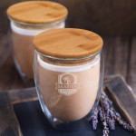 branded Azzurra Glass Set - 350ml, from our range of promotional Reusable Coffee Cups - Glass