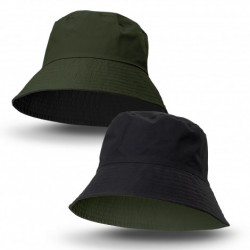 Wide Brim Hats - Reversible Ripstop Bucket Hat