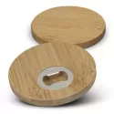 branded Bamboo Bottle Opener Coaster Set of 2 - Round, from our range of promotional Coasters