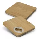 branded Bamboo Bottle Opener Coaster Set of 2 - Square, from our range of promotional Coasters