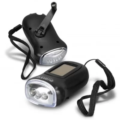 branded Dynamo Solar Torch, from our range of promotional Torches