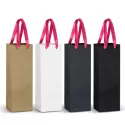 branded Champagne Ribbon Handle Paper Bag, from our range of promotional Paper Bags