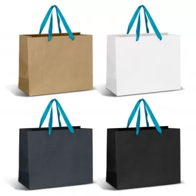 branded Large Ribbon Handle Paper Bag, from our range of promotional Paper Bags