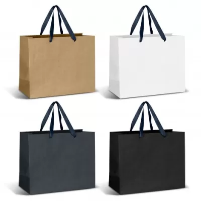 branded Large Ribbon Handle Paper Bag, from our range of promotional Paper Bags