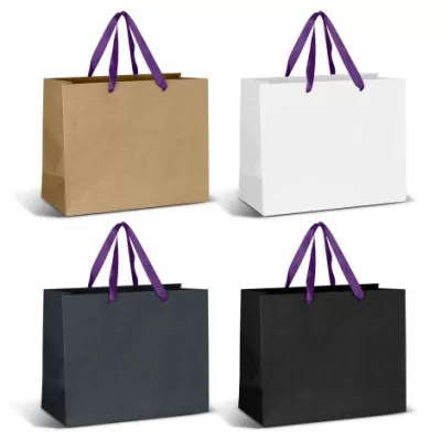 branded Large Ribbon Handle Paper Bag, from our range of promotional Paper Bags