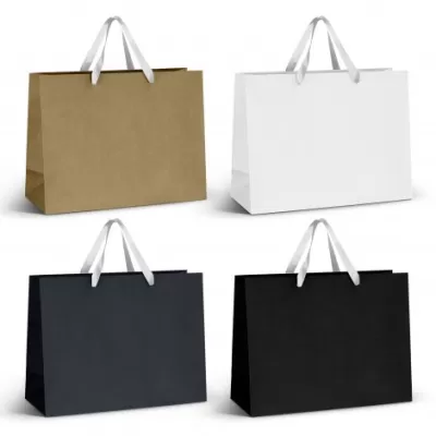 branded Extra Large Ribbon Handle Paper Bag, from our range of promotional Paper Bags