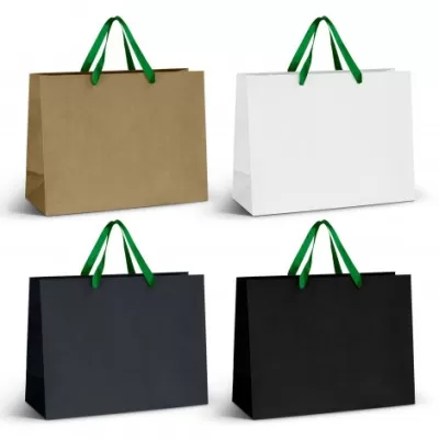 branded Extra Large Ribbon Handle Paper Bag, from our range of promotional Paper Bags