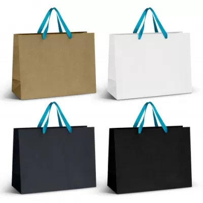 branded Extra Large Ribbon Handle Paper Bag, from our range of promotional Paper Bags