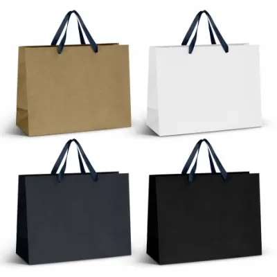 branded Extra Large Ribbon Handle Paper Bag, from our range of promotional Paper Bags