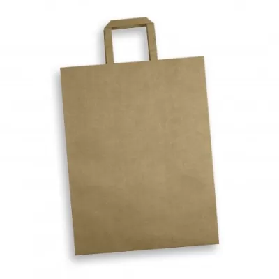 branded Extra Large Flat Handle Paper Bag Portrait, from our range of promotional Paper Bags