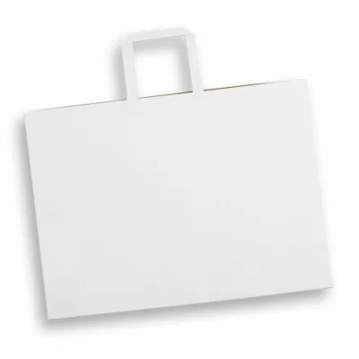 branded Extra Large Flat Handle Paper Bag Landscape, from our range of promotional Paper Bags