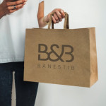 Paper Bags  - Extra Large Flat Handle Paper Bag Landscape