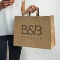 branded Extra Large Flat Handle Paper Bag Landscape, from our range of promotional Paper Bags