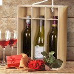 branded Tuscany Wine Gift Box - Triple, from our range of promotional Wine &amp; Bar Accessories