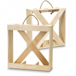 branded Catalonia Wine Crate - Triple, from our range of promotional Wine & Bar Accessories