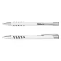 branded Panama Grip Pen Metal - White Barrel, from our range of promotional Metal Promotional Pens