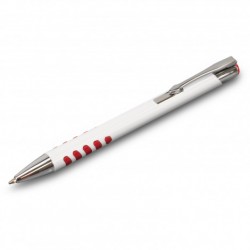 branded Panama Grip Pen Metal - White Barrel, from our range of promotional Metal Promotional Pens