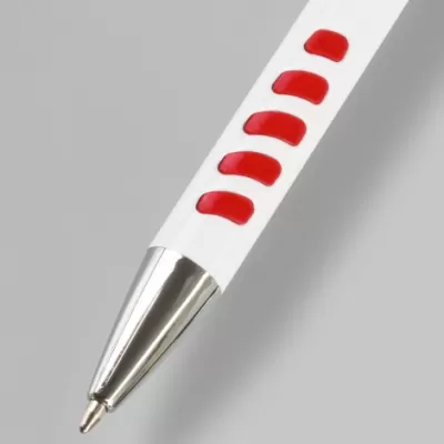 branded Panama Grip Pen Metal - White Barrel, from our range of promotional Metal Promotional Pens