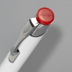 branded Panama Grip Pen Metal - White Barrel, from our range of promotional Metal Promotional Pens