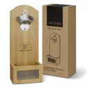 branded NATURA Bamboo Wall Mounted Bottle Opener, from our range of promotional Bottle Openers