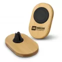 branded Bamboo Car Phone Holder, from our range of promotional Phone Accessories