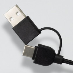 branded Lumos Braided Charging Cable, from our range of promotional USB Hubs & Cables