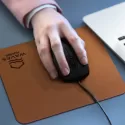 branded Leatherette Mouse Mat, from our range of promotional Mouse Pads