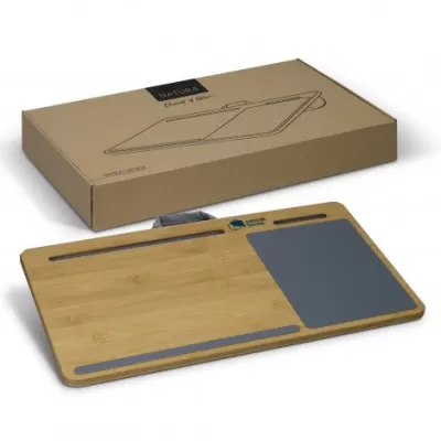 branded NATURA Bamboo Lap Desk, from our range of promotional USB Accessories