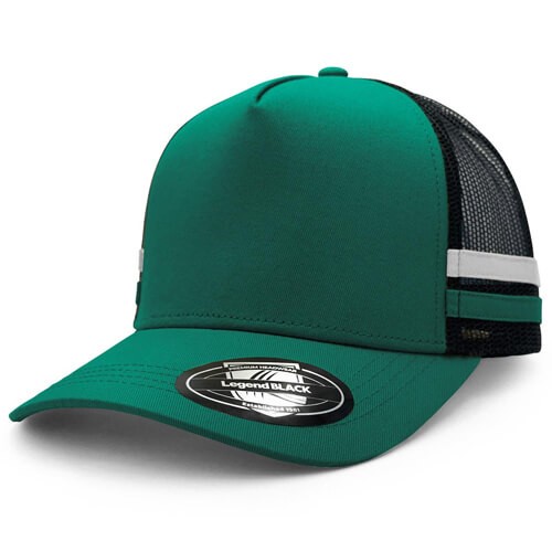 branded Striped Trucker Hat, from our range of promotional Caps