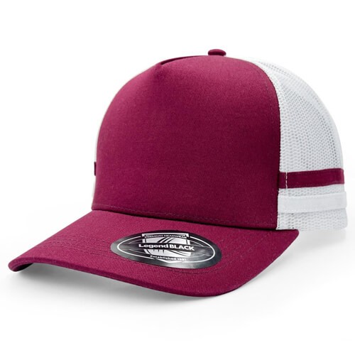 branded Striped Trucker Hat, from our range of promotional Caps