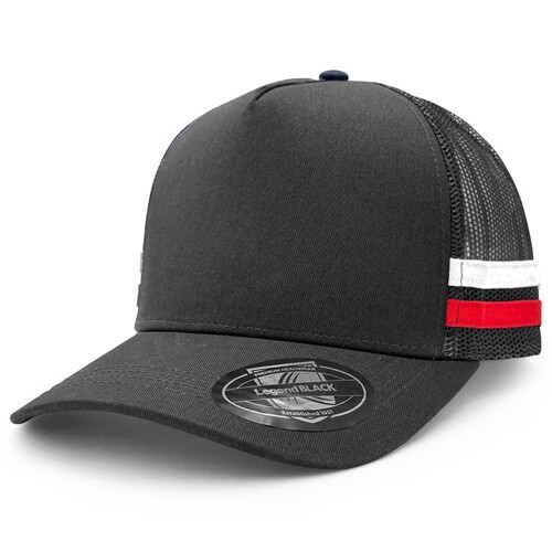 branded Striped Trucker Hat, from our range of promotional Caps