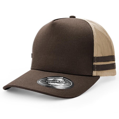 branded Striped Trucker Hat, from our range of promotional Caps