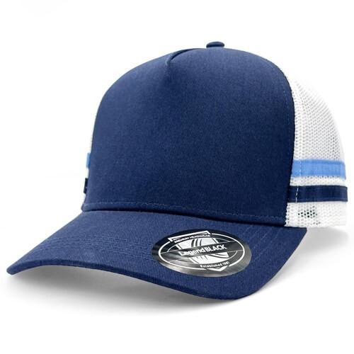 branded Striped Trucker Hat, from our range of promotional Caps