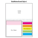 branded Combination Sticky Note Pad, from our range of promotional Printed Post It Notes