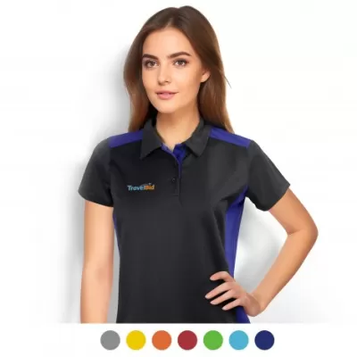 branded TRENDSWEAR Apex Womens Polo, from our range of promotional Men's Promotional Polo Shirts